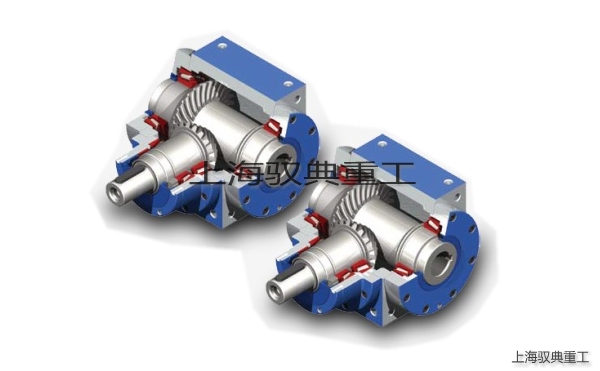 螺旋傘齒輪轉向箱剖面圖