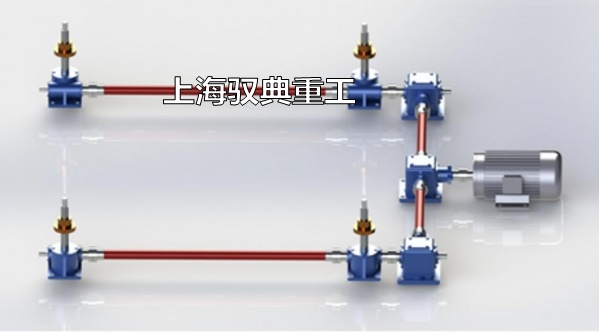 SWL絲桿升降機四臺聯動升降機構平臺圖片
