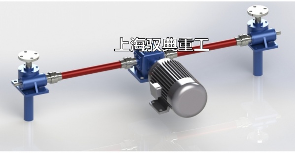 SWL絲桿升降機平臺,兩臺聯(lián)動布局圖2